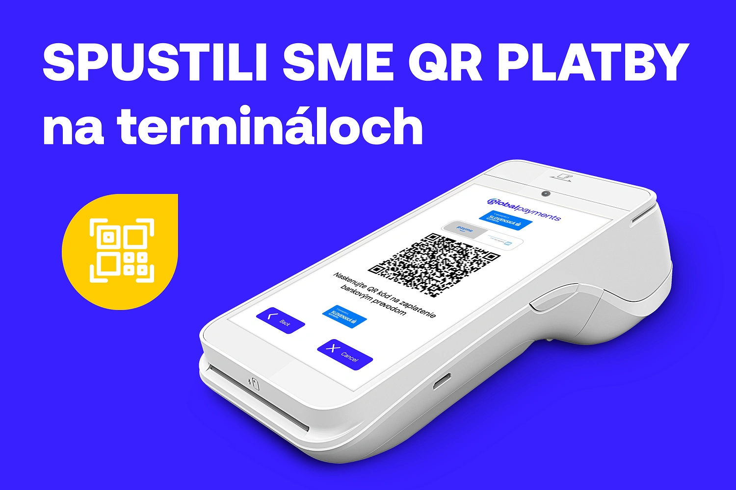 QR platby banner