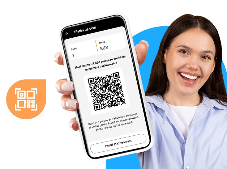 QR platby sú už dostupné