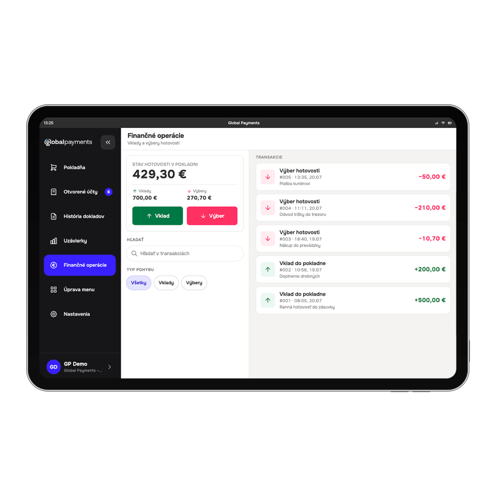 Global payments kasa